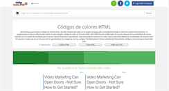 Desktop Screenshot of codigodecolores.info
