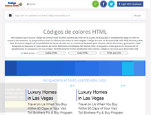 Tablet Screenshot of codigodecolores.info